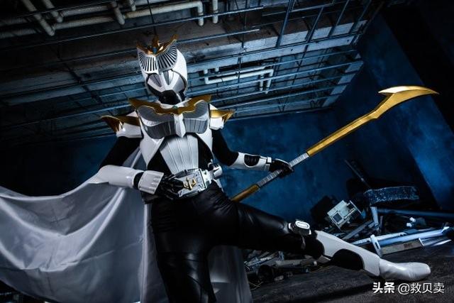 假面骑士:少女自制皮套cos第一女骑,气质优雅,本尊降临