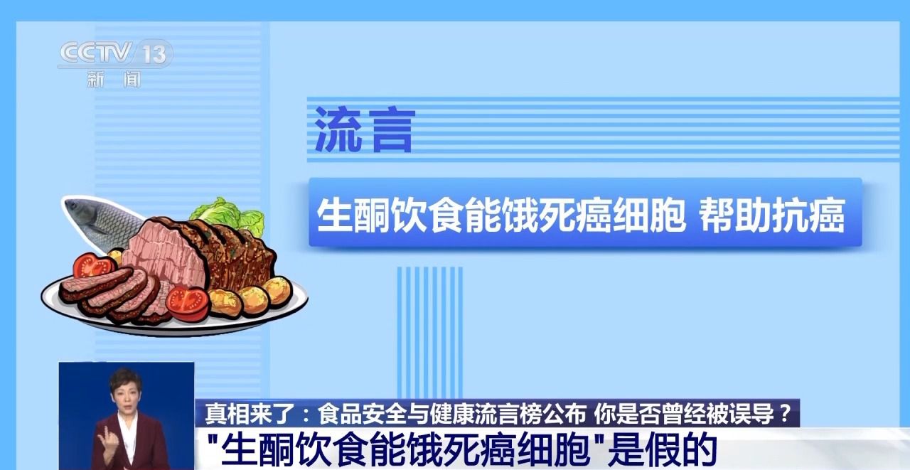 2024年食品安全与健康流言榜发布 这些都是真的吗?真相来了