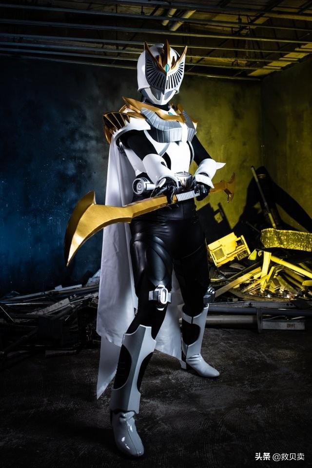 假面骑士:少女自制皮套cos第一女骑,气质优雅,本尊降临