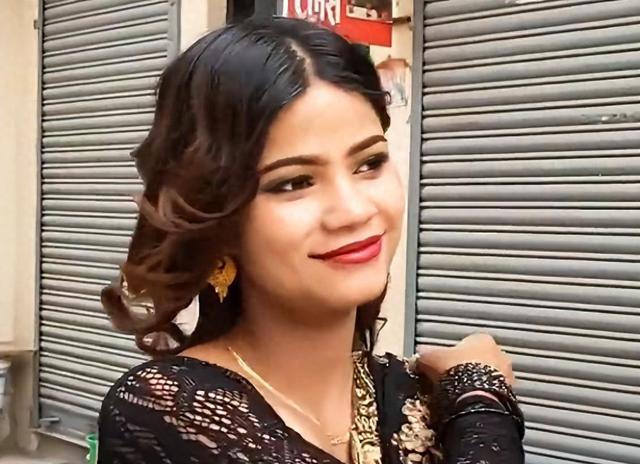 尼泊尔美女,为爱嫁到中国江西,丈夫结婚花18万尼泊尔卢比买黄金