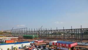 国跃汽车(加速度内江新能源汽车产业园：第一座大型厂房拔地而起)