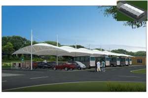 汽车棚机(膜结构汽车棚)