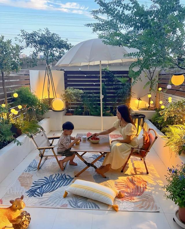 安徽合肥美女晒出50平米院子，住在这里，每一天都是享受