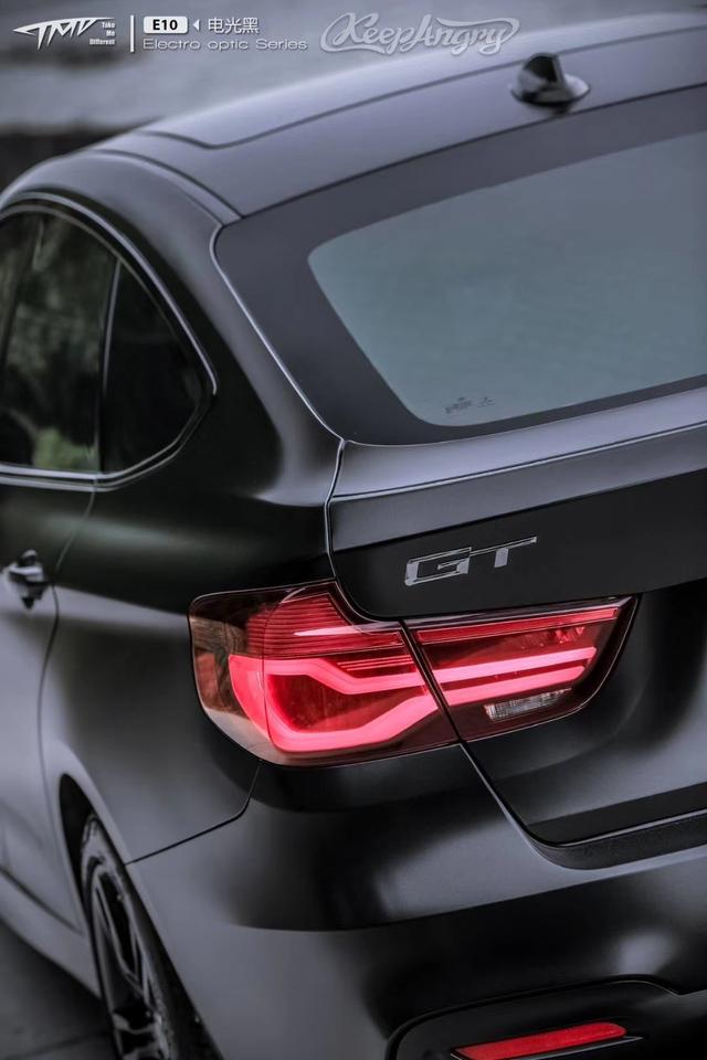 夜空里最闪耀的星，TMD潮牌宝马3系GT电光黑改色膜