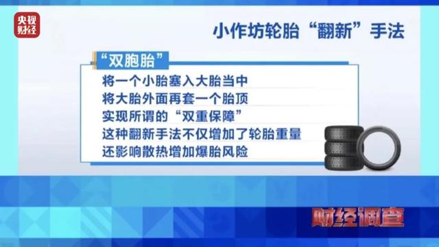 黑作坊翻新轮胎全凭感觉?现场令人震惊!记者调查→