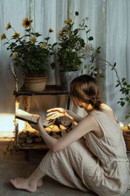 好清纯的美女(无所事事的日子：清纯美女的写真)