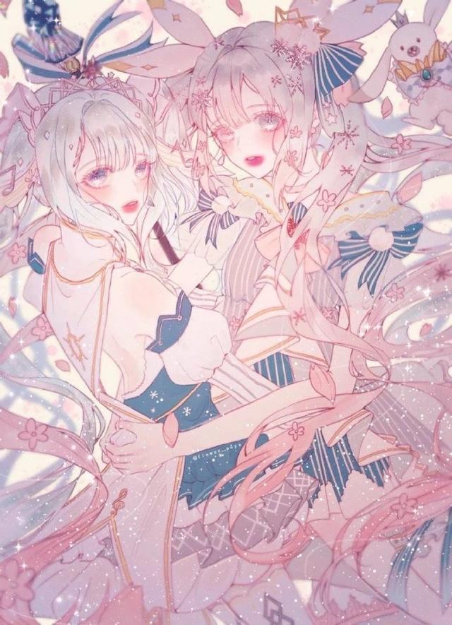 一组好看的动漫人物设计插画作品,个个都是俊男美女,很养眼