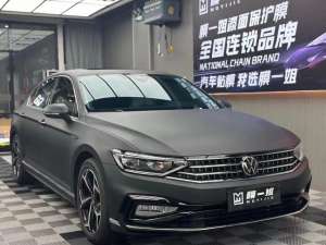 汽车磨砂黑(超高级的黑武士质感大众帕萨特改色膜一姐磨砂黑，汽车改色案例)