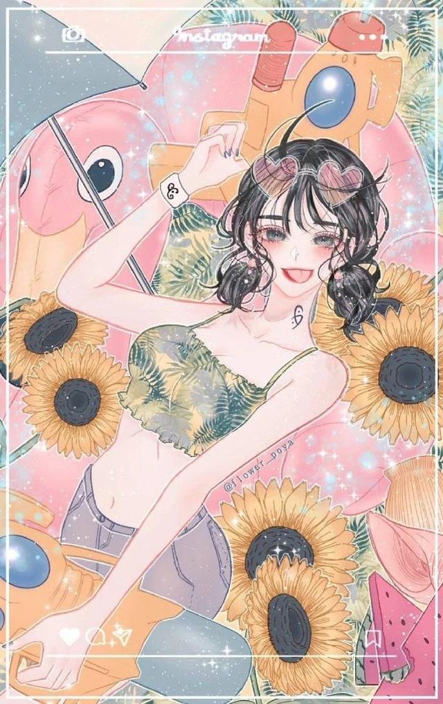 一组好看的动漫人物设计插画作品,个个都是俊男美女,很养眼