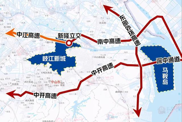 中江高速港口站改名为中山城北站,充分体现中山的大交通格局!