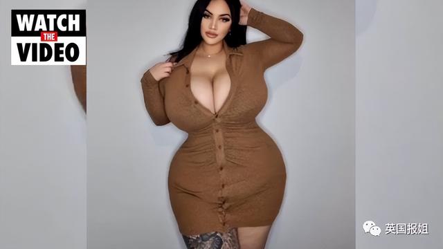 澳洲网红患上“巨乳症”,一年胸围暴涨6个罩杯!被压到喘不过气