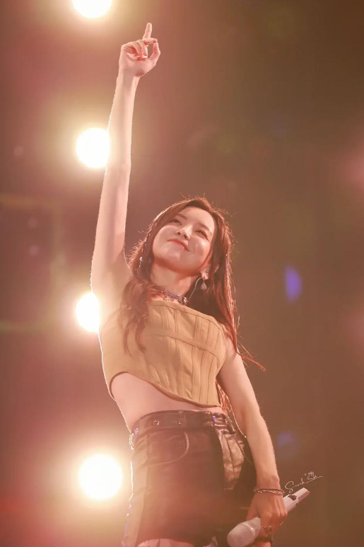 于文文演唱会紧身裤“私处轮廓明显”?引起网友热议,着装艺术?