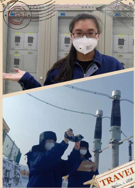 铿锵玫瑰“保电”别样红