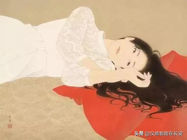 日本美女艺术家的人体工笔画绘画作品，美极了