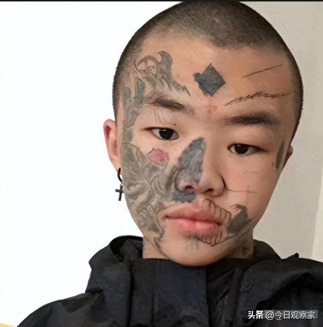 14岁满脸纹身，被无良师傅练手，找不到工作，如今怎么样了？
