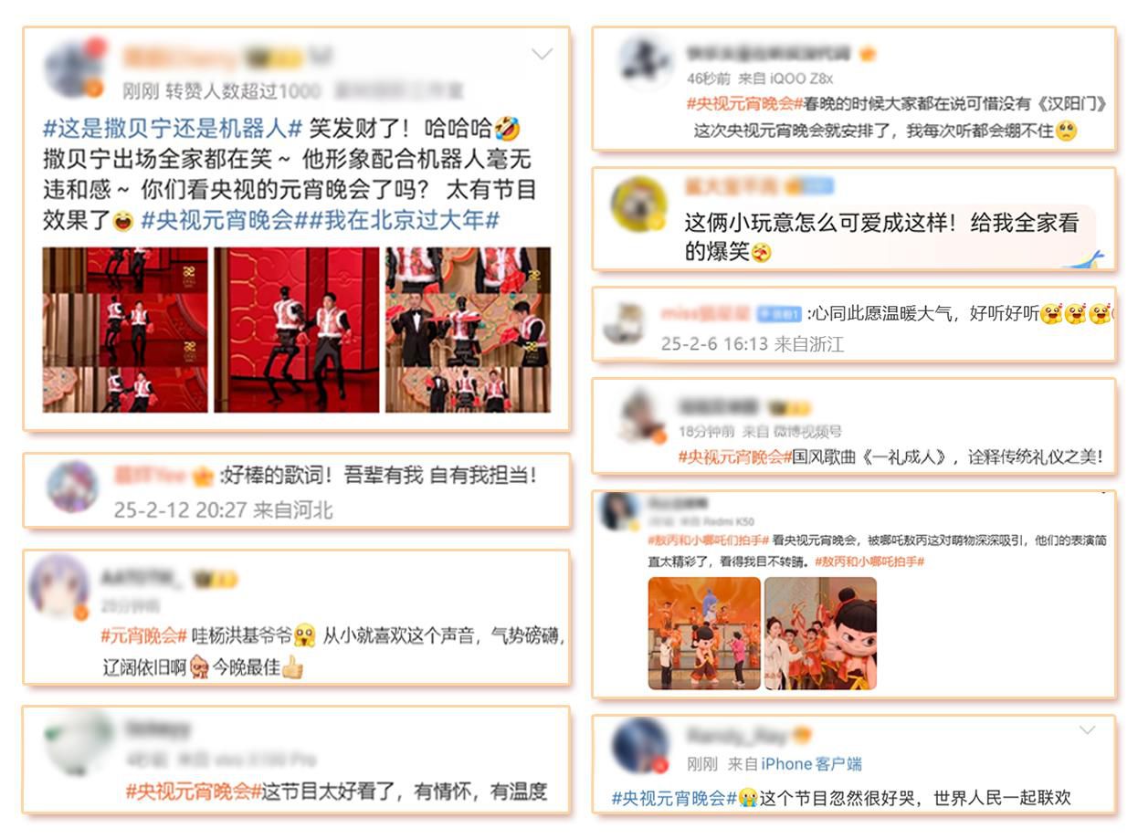 家国喜乐共团圆!中央广播电视总台《2025年元宵晚会》好评如潮