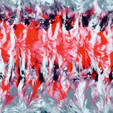 美女画家用傲人胸部作画,作品被花花公子创始人收藏