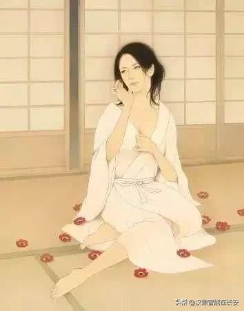 日本美女艺术家的人体工笔画绘画作品，美极了