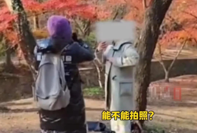 大妈怒斥,要扒光她衣服!南京一女子穿和服在公园拍照后续!