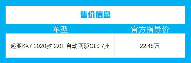容易被忽视的一款合资七座SUV,配2.0T发动机!静态解析起亚KX7