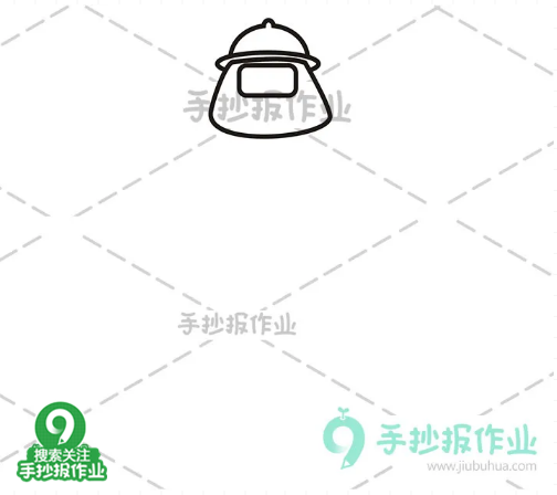 帅气的消防员与消防车简笔画,轻松几笔就学会!