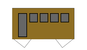 【趣味手工】简易的巴士汽车折纸