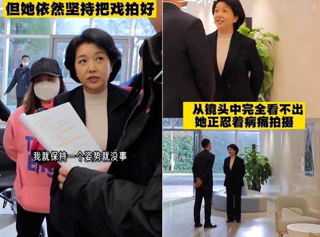 54岁江珊街头排队做核酸，穿万元外套好显眼，和粉丝亲切打招呼