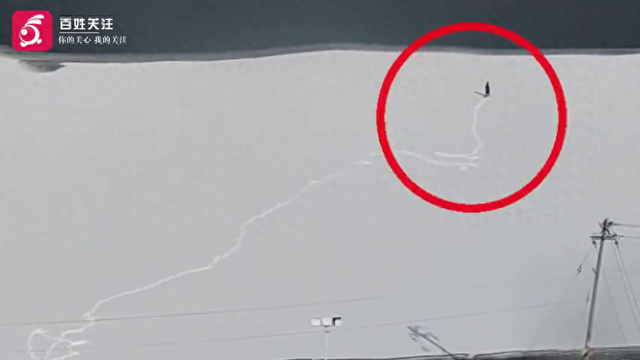 烟台女子冰面行走失足坠窟，楼上居民全程记录惊险一幕！