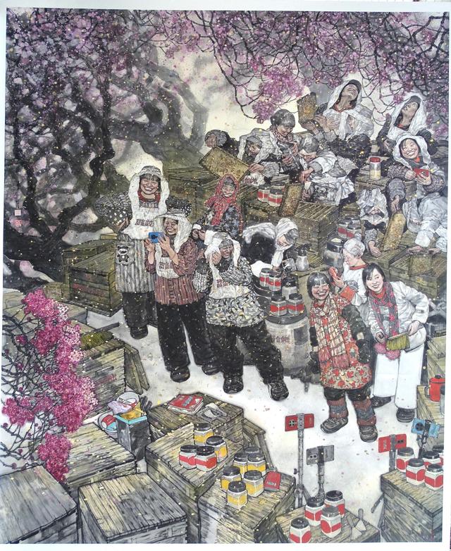 杨季人物国画作品欣赏