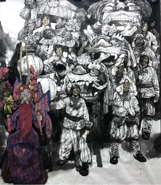 杨季人物国画作品欣赏