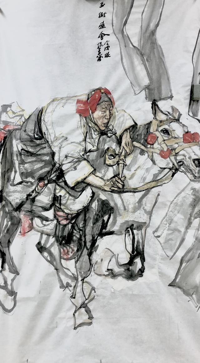 杨季人物国画作品欣赏