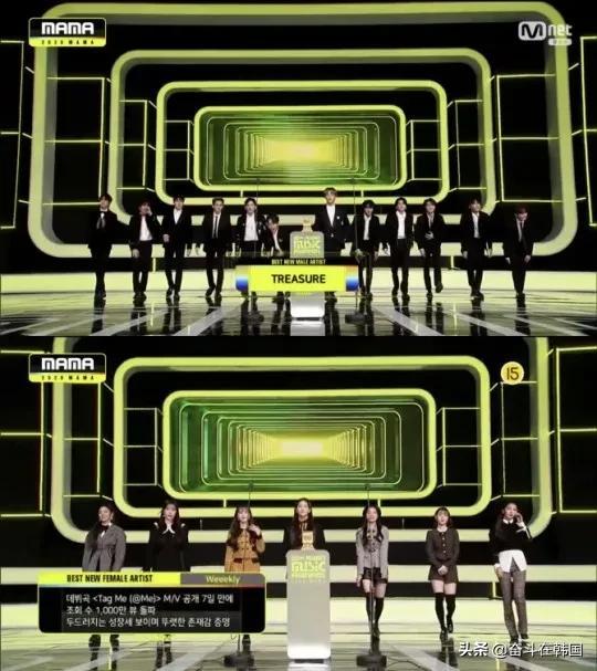 韩国MAMA爆歧视争议！演员室内享受甜点爱豆却只能停车场挨冻