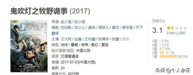 《鬼吹灯》影视剧盘点:9部电视剧、17部电影,哪个能成为经典