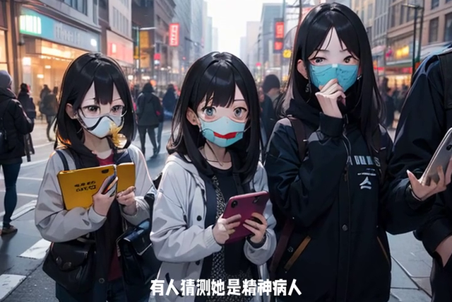 女子街头脱光衣服,边走边脱,路人纷纷投来异样的目光