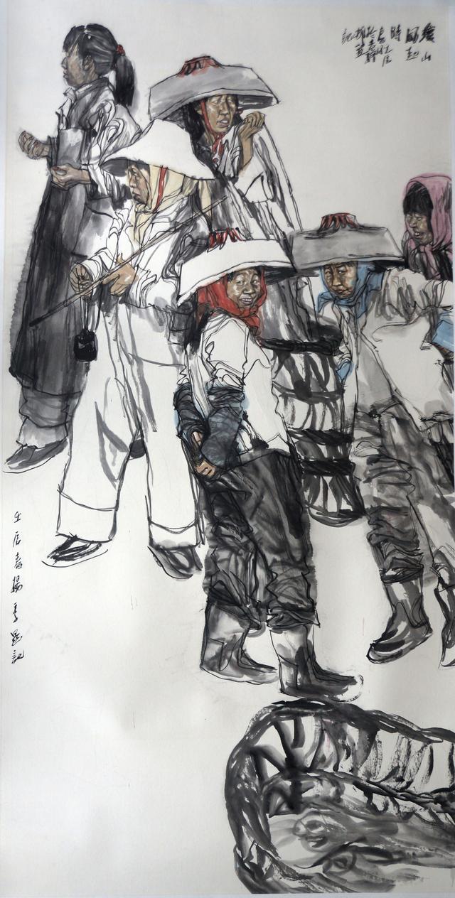 杨季人物国画作品欣赏