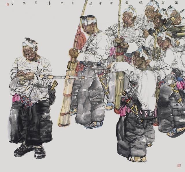 杨季人物国画作品欣赏