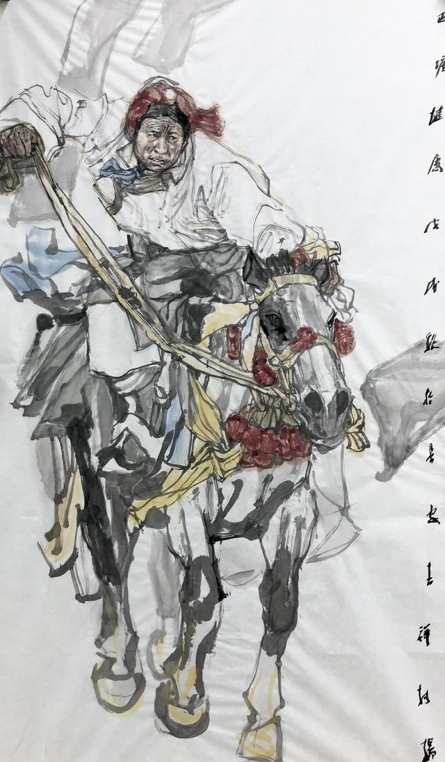 杨季人物国画作品欣赏