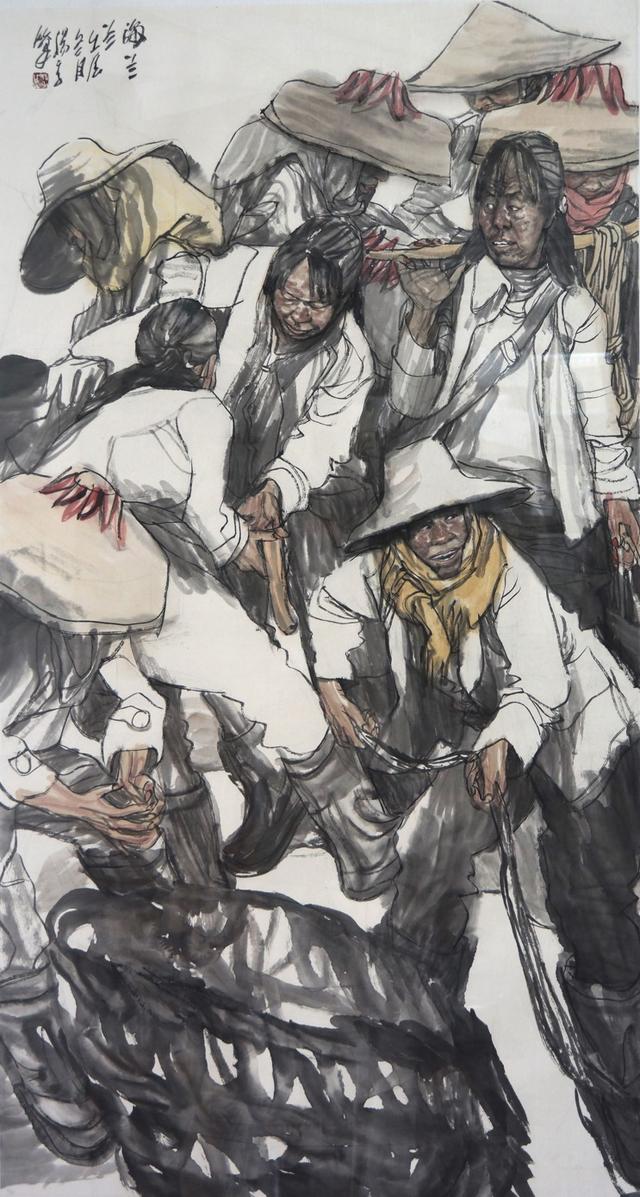 杨季人物国画作品欣赏