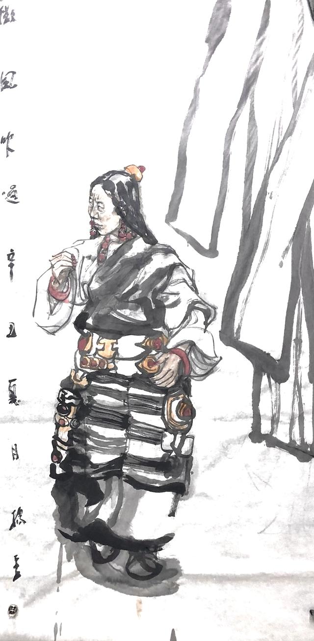 杨季人物国画作品欣赏