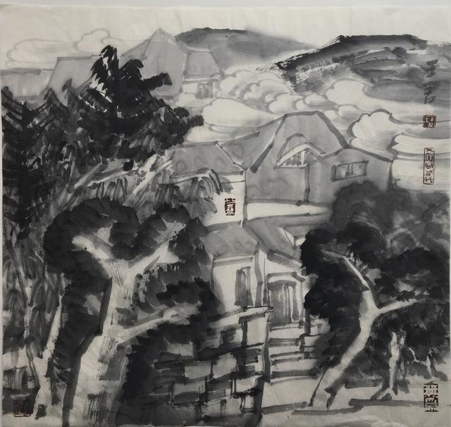 【观象山】君自故乡来 此画最青岛——王君绘画作品印象之十六