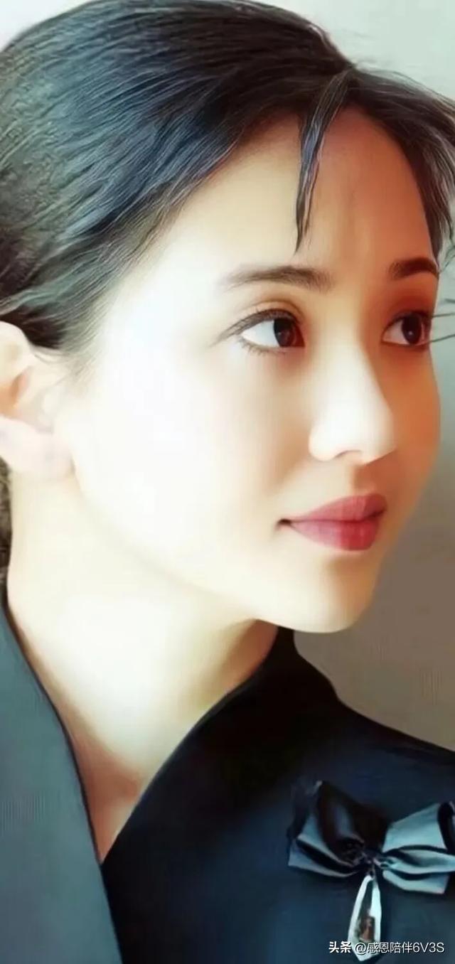 陶慧敏年轻时候的她，堪称众多人心中的女神，