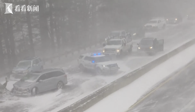 百余辆车相撞！美俄勒冈州一高速路发生连环车祸