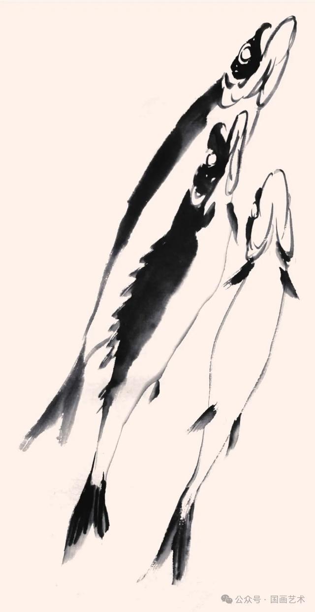 两幅范画，轻松学画写意鳜鱼图