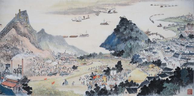 东流万里长，南艺美术馆展出馆藏中的长江之美