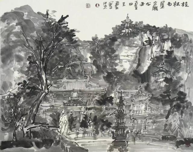 【观象山】君自故乡来 此画最青岛——王君绘画作品印象之十六