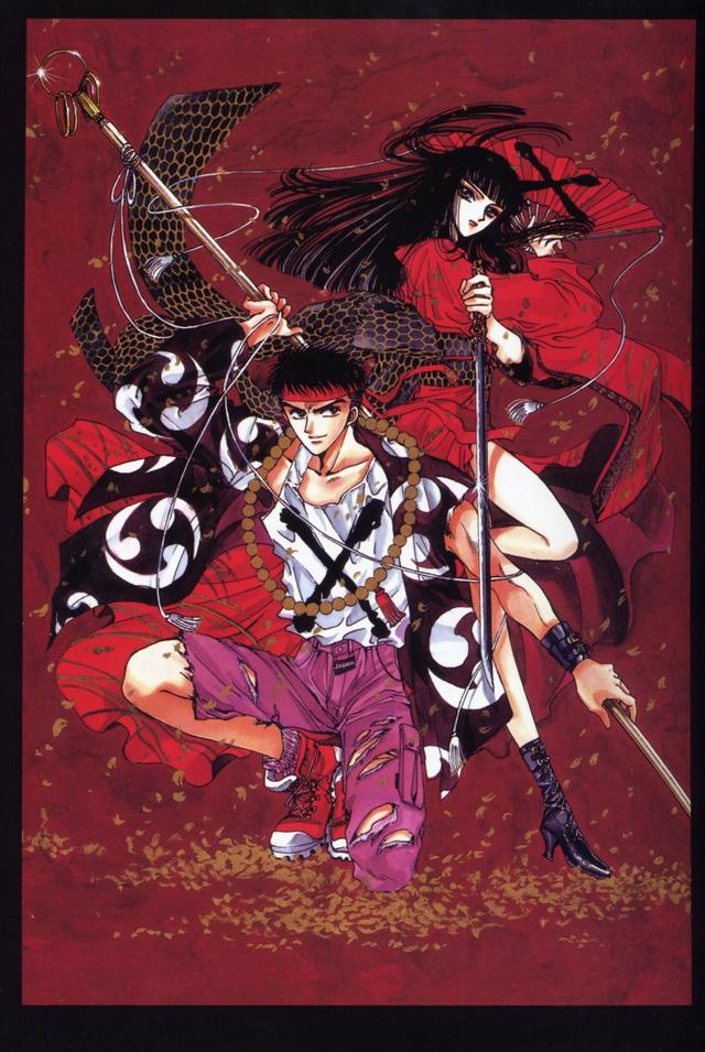 CLAMP创作的经典漫画《X》画集欣赏（超多图）