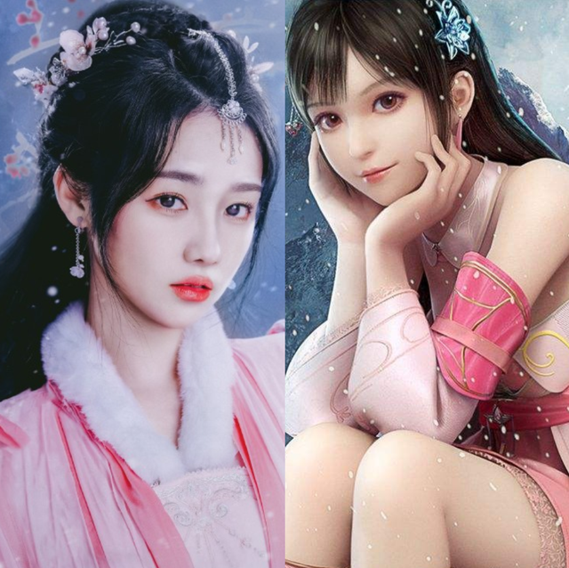 《雪鹰领主》动漫真人对比，许凯颜值神还原，古力娜扎身材不足