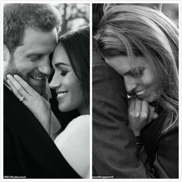 比阿特丽斯公主和未婚夫发黑白照，被指模仿梅根