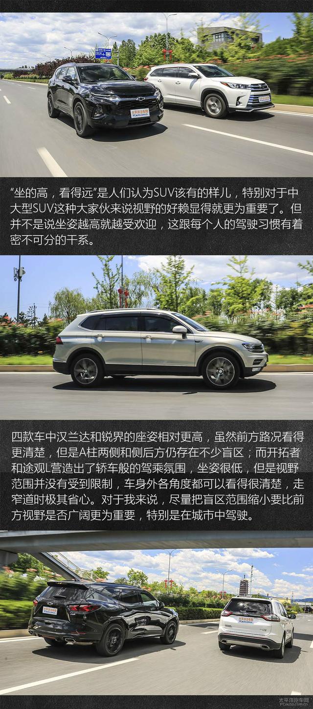 第一梯队的角逐 四款七座SUV对比评测(动态篇)