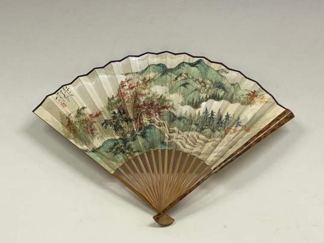 张大千与众名家为您夏日送爽，“海上清风”大师名家成扇作品展亮相